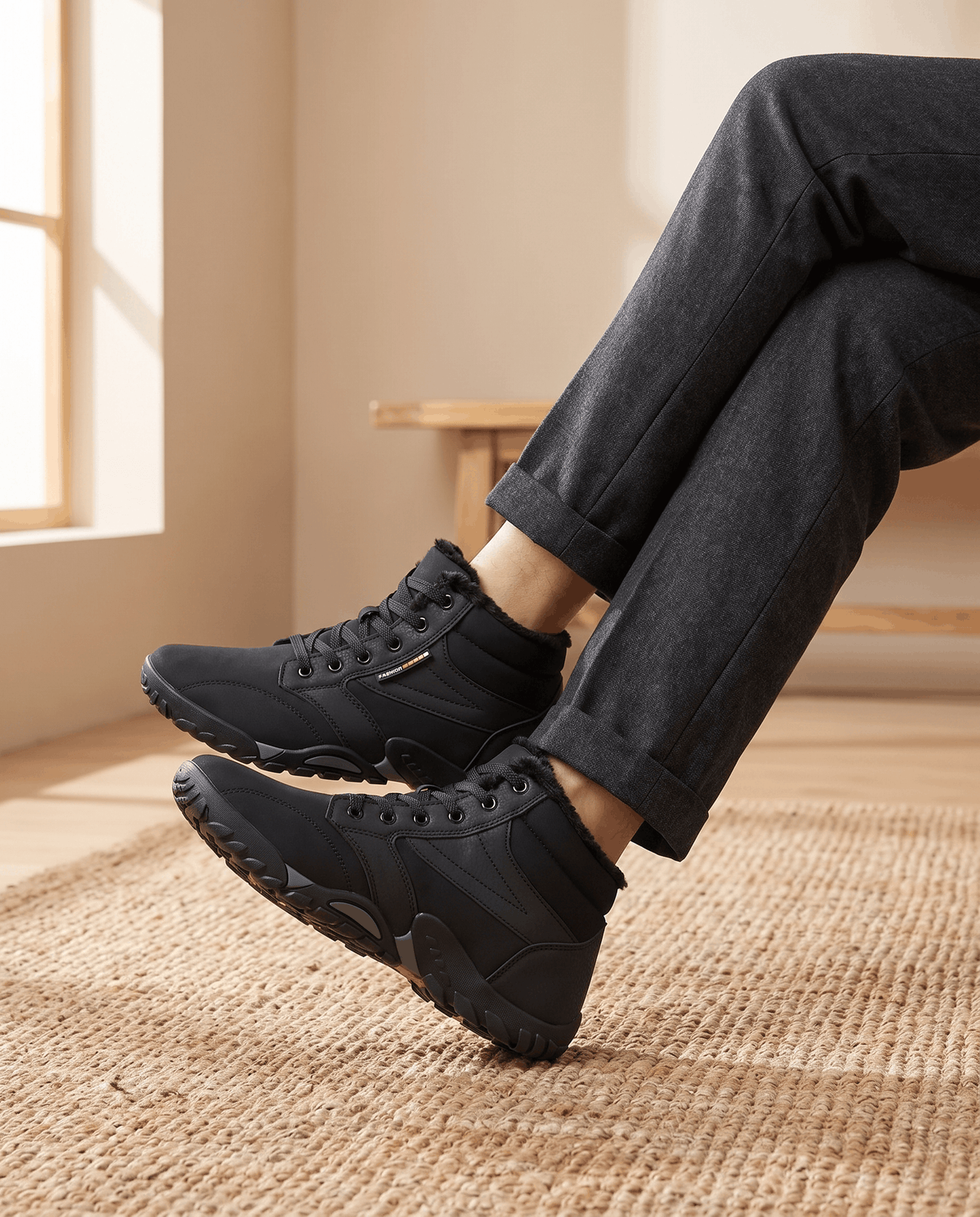 Barefoot Ankle Boots – Wide Toe Box, Lined Collar & Flexible Sole | Torrence