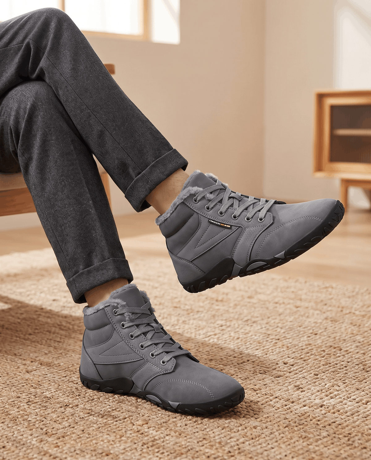 Barefoot Ankle Boots – Wide Toe Box, Lined Collar & Flexible Sole | Torrence