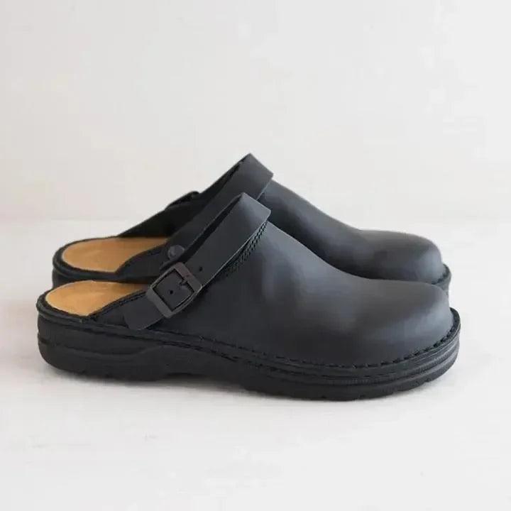Men's Casual Slip-On Clogs with Closed Toe
