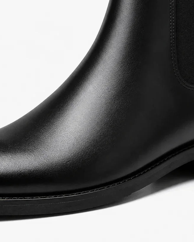 Men's Chelsea Boots – Black Suede Crepe Sole