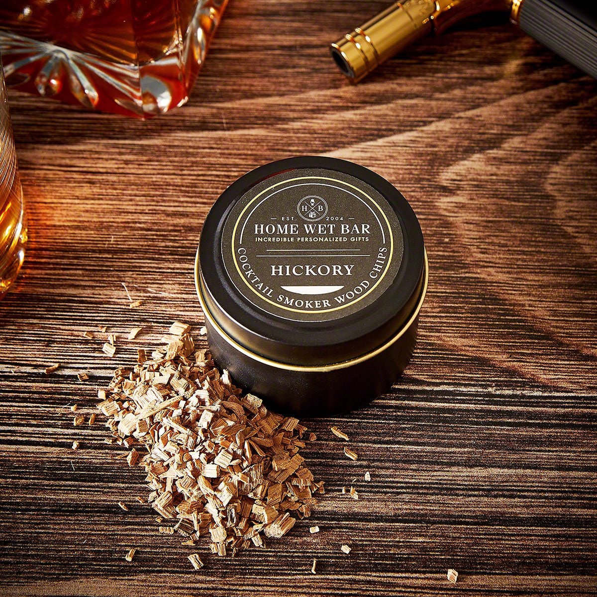 Cocktail Wood Chips Smoking Set with Oak Cherry and Hickory