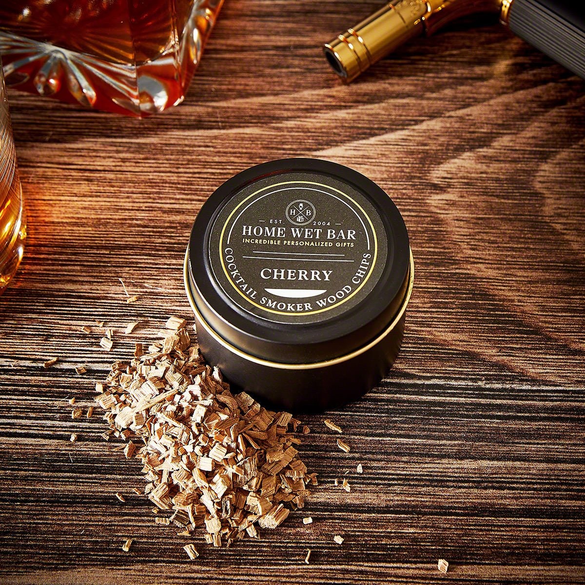 Cocktail Wood Chips Smoking Set with Oak Cherry and Hickory