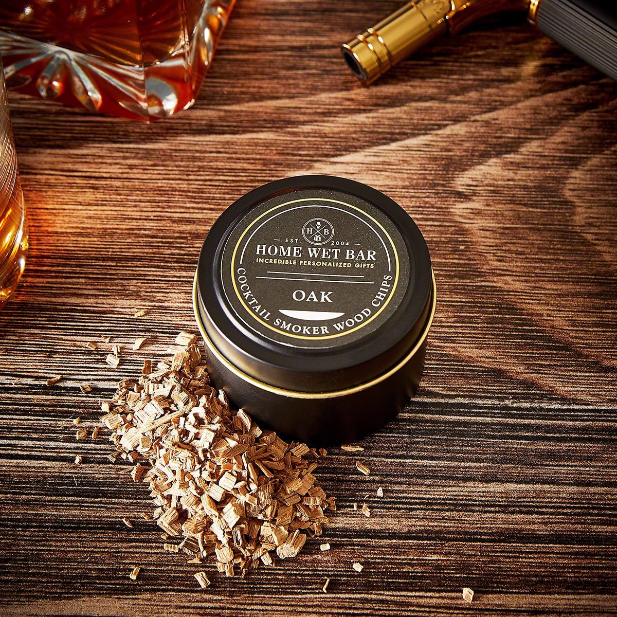 Cocktail Wood Chips Smoking Set with Oak Cherry and Hickory