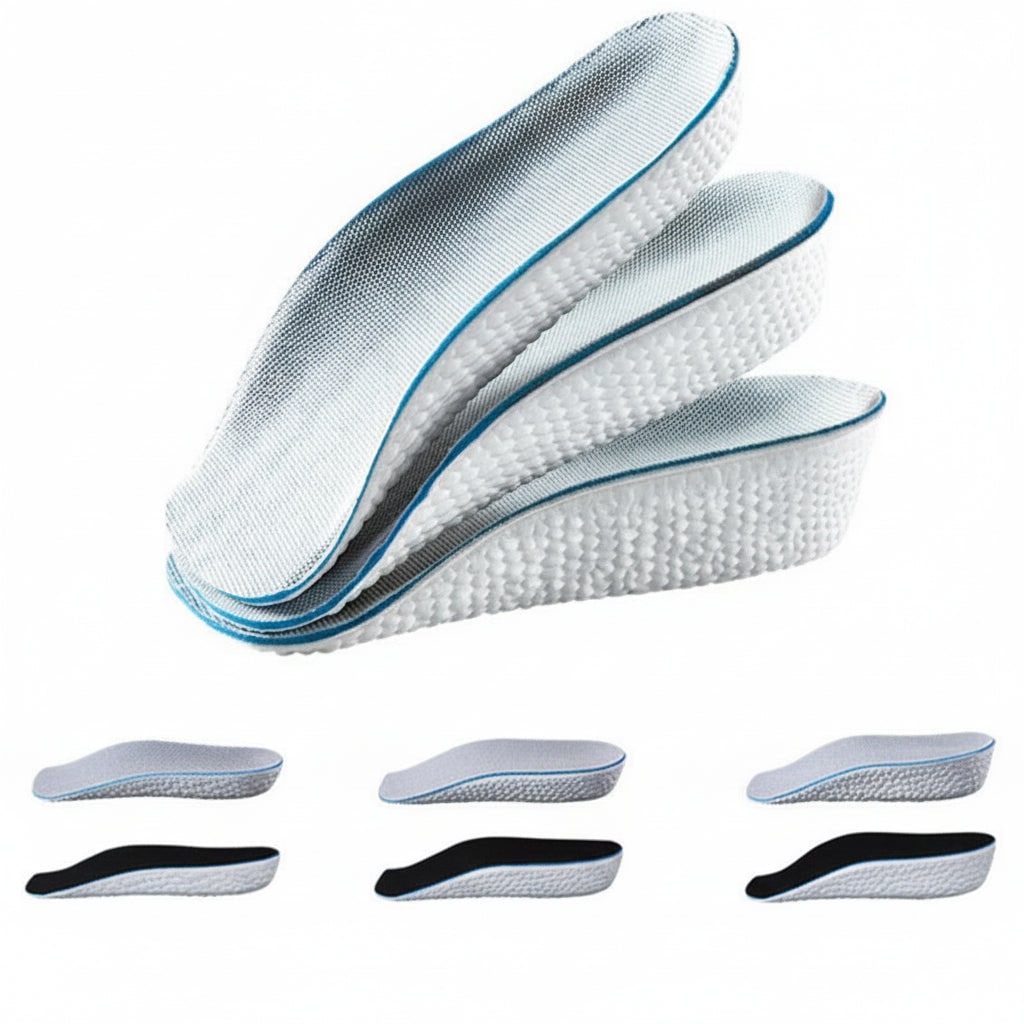 Custom Arch Support Insoles with Height Boost and Ergonomic Heel