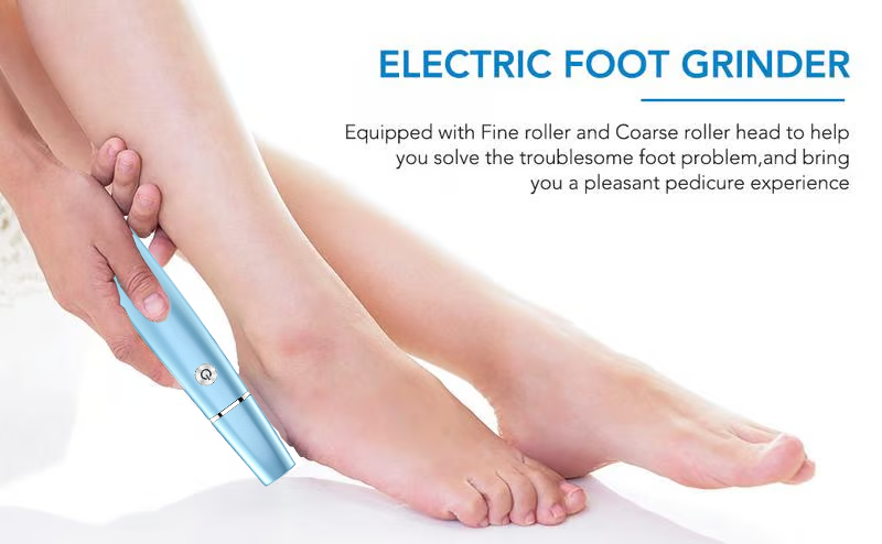 Electric Foot File and Callus Remover with Rechargeable Roller Head