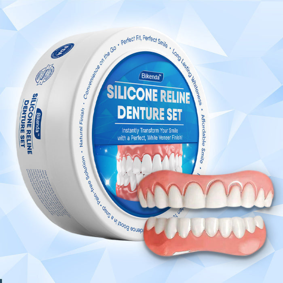 False Teeth Repair Kit Denture Reline Dental Tooth Filling with Silicone Liner