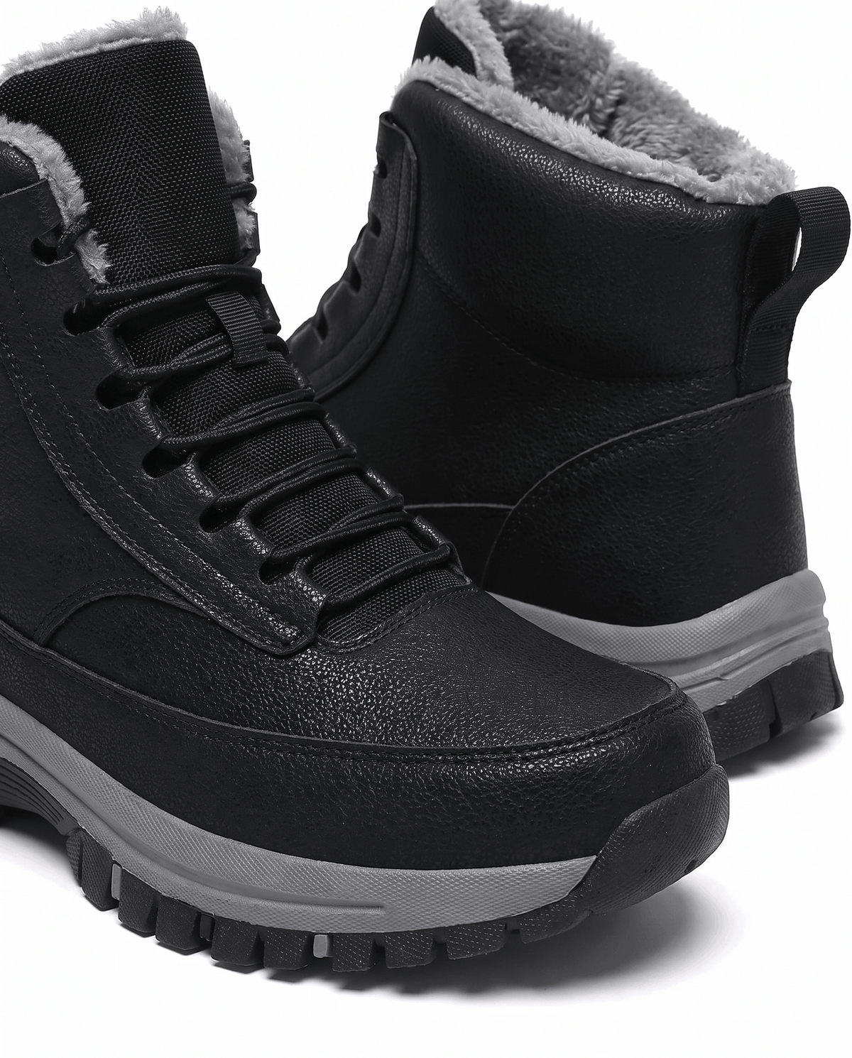 High-Top Winter Boots – Water-Repellent, Fleece-Lined & Lug Sole | Ignazio