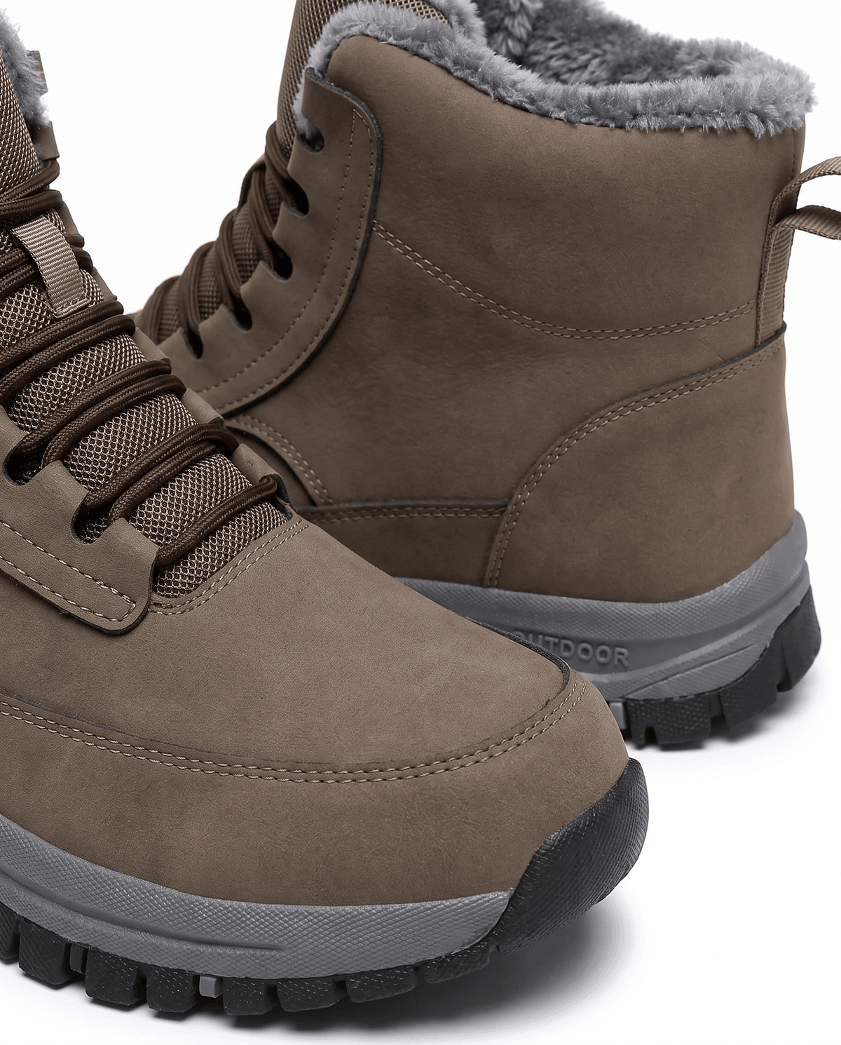 High-Top Winter Boots – Water-Repellent, Fleece-Lined & Lug Sole | Ignazio