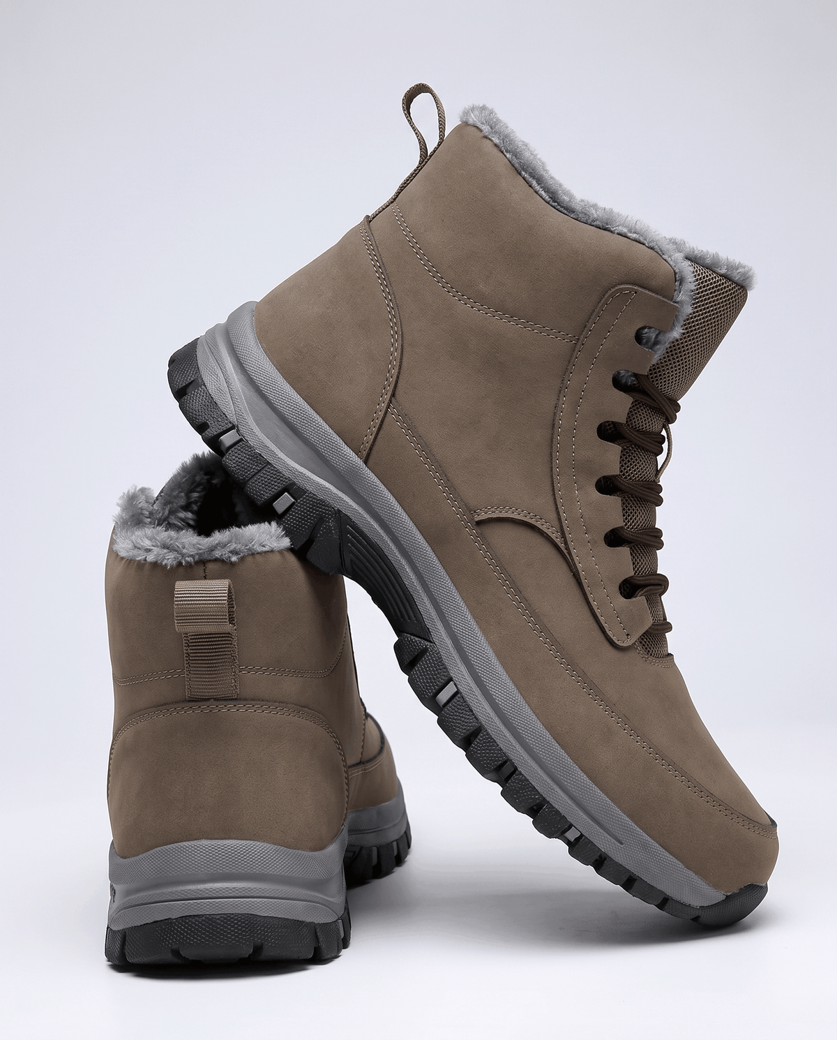 High-Top Winter Boots – Water-Repellent, Fleece-Lined & Lug Sole | Ignazio