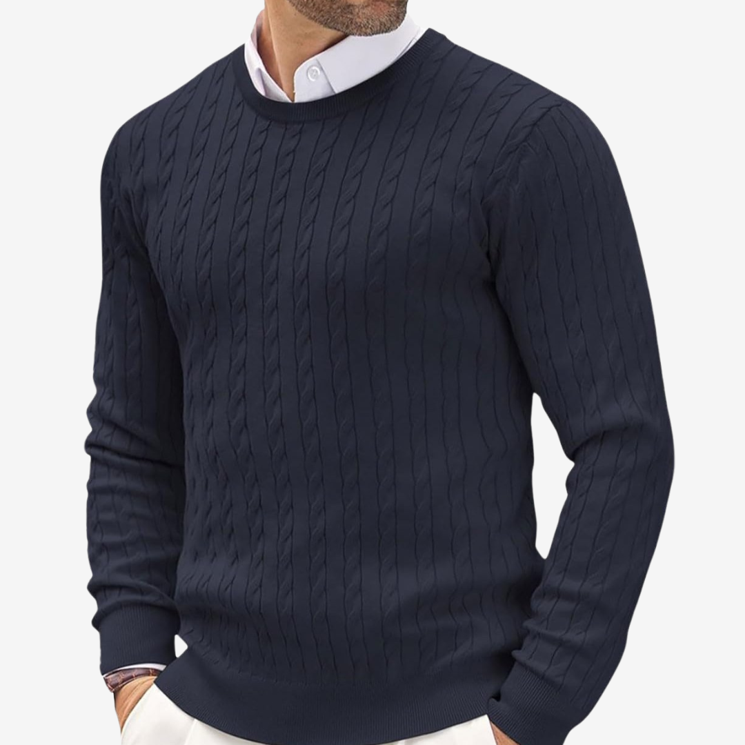 Men’s Classic Cable Knit Sweater