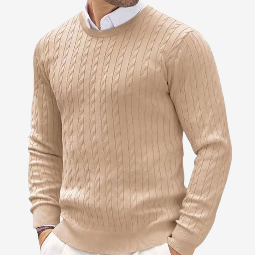 Men’s Classic Cable Knit Sweater