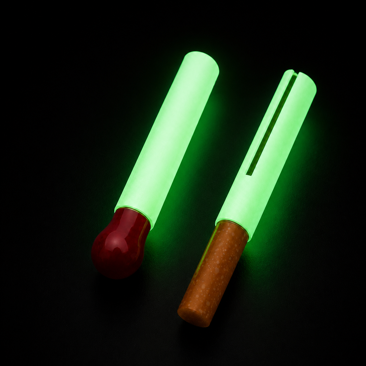 Permanent Match Lighter Keychain with Metal Striker and Flint Fire Starter
