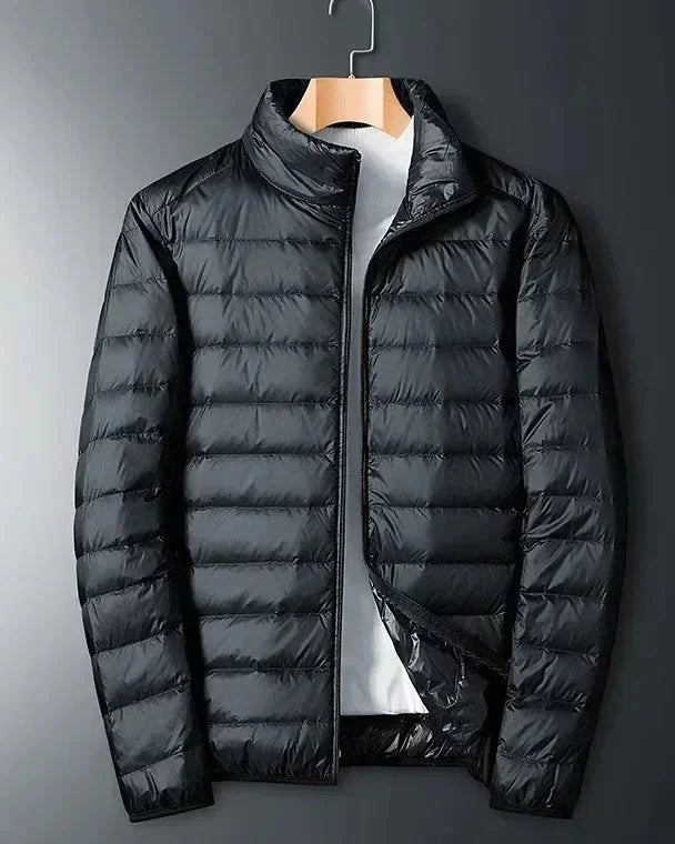 Men's Puffer Jacket – Navy Lightweight Packable