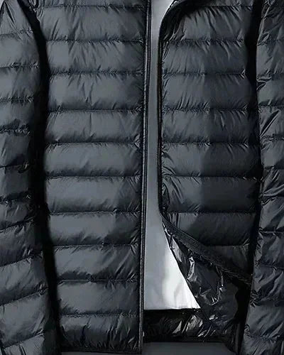 Men's Puffer Jacket – Navy Lightweight Packable