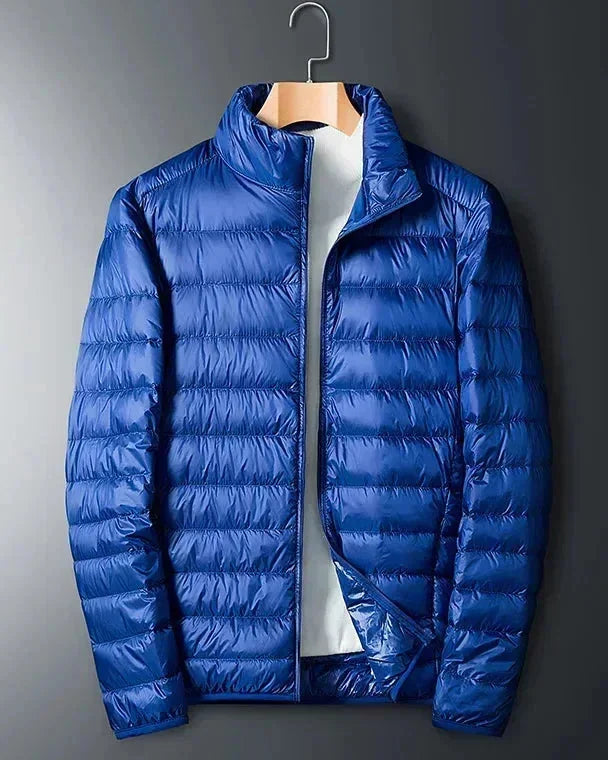 Men's Puffer Jacket – Navy Lightweight Packable