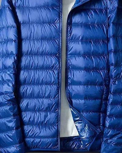 Men's Puffer Jacket – Navy Lightweight Packable