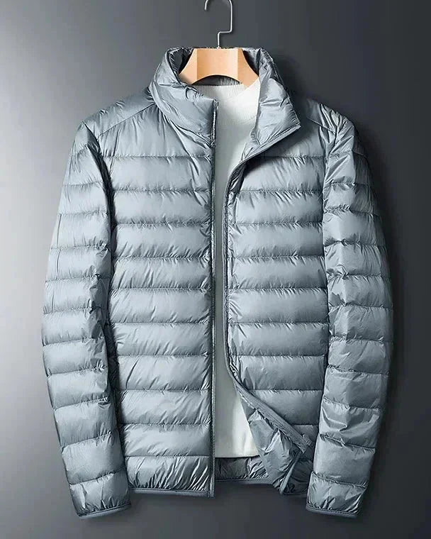 Men's Puffer Jacket – Navy Lightweight Packable