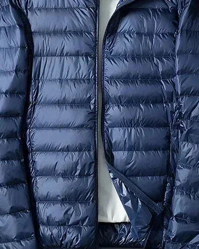 Men's Puffer Jacket – Navy Lightweight Packable