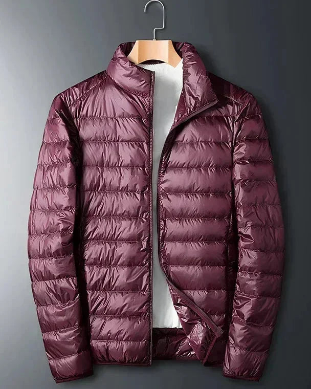 Men's Puffer Jacket – Navy Lightweight Packable