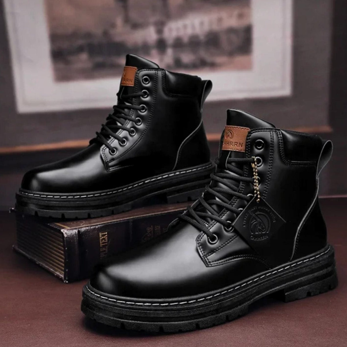 Daniel | Men's Rugged Lace-Up Ankle Hiking Boots
