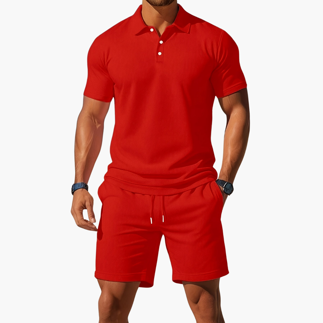 Men's Polo & Shorts Set | Casual