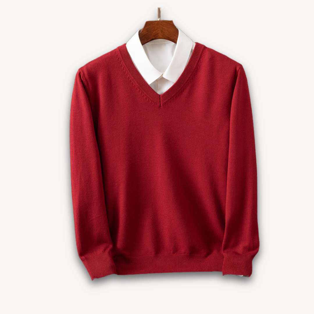 Men’s Premium V-Neck Sweater