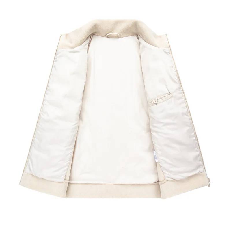 Hybrid Puffer Jacket – Quilted Body, Fleece Sleeves & Stand Collar | Emilio