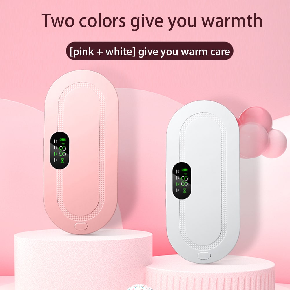 Menstrual Electric Heating Pad for Lower Back Vibrating Massage and Adjustable Strap