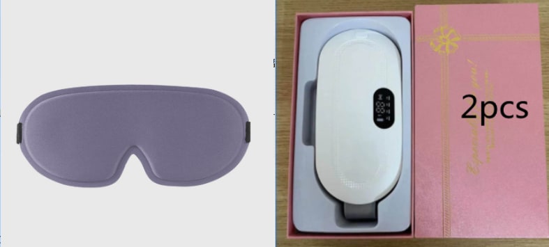 Menstrual Electric Heating Pad for Lower Back Vibrating Massage and Adjustable Strap