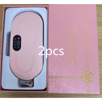Menstrual Electric Heating Pad for Lower Back Vibrating Massage and Adjustable Strap