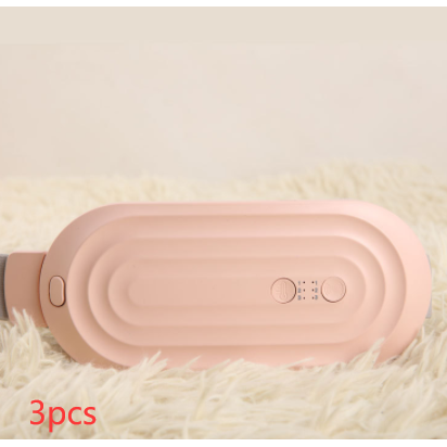 Menstrual Electric Heating Pad for Lower Back Vibrating Massage and Adjustable Strap