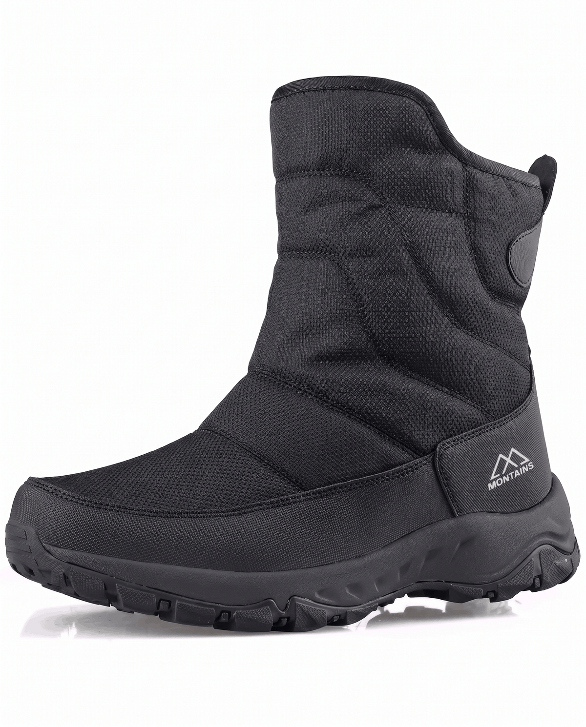 Mid-Calf Snow Boots – Fleece-Lined, Zip-Up & Lug Sole | Magnus
