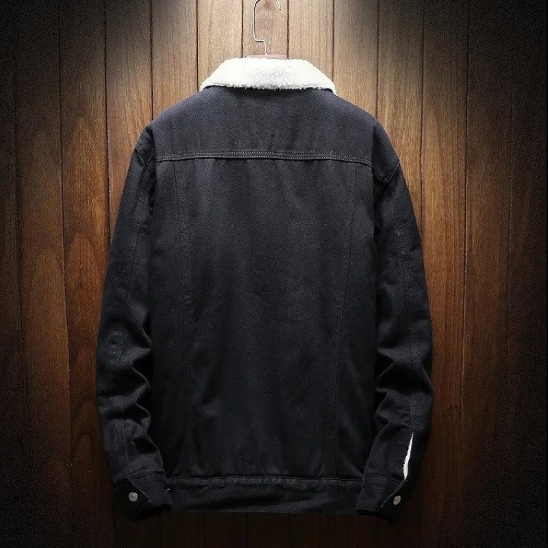 Grant | Men's Winter Sherpa Lined Denim Jacket Trucker