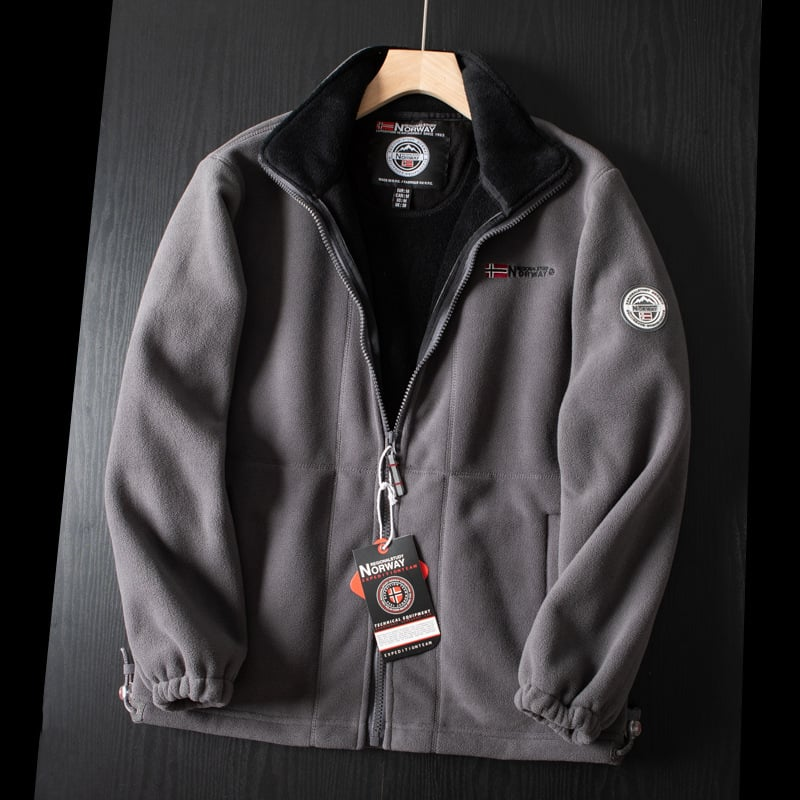 Benjamin | Men's Fleece Jacket Full Zip High Collar