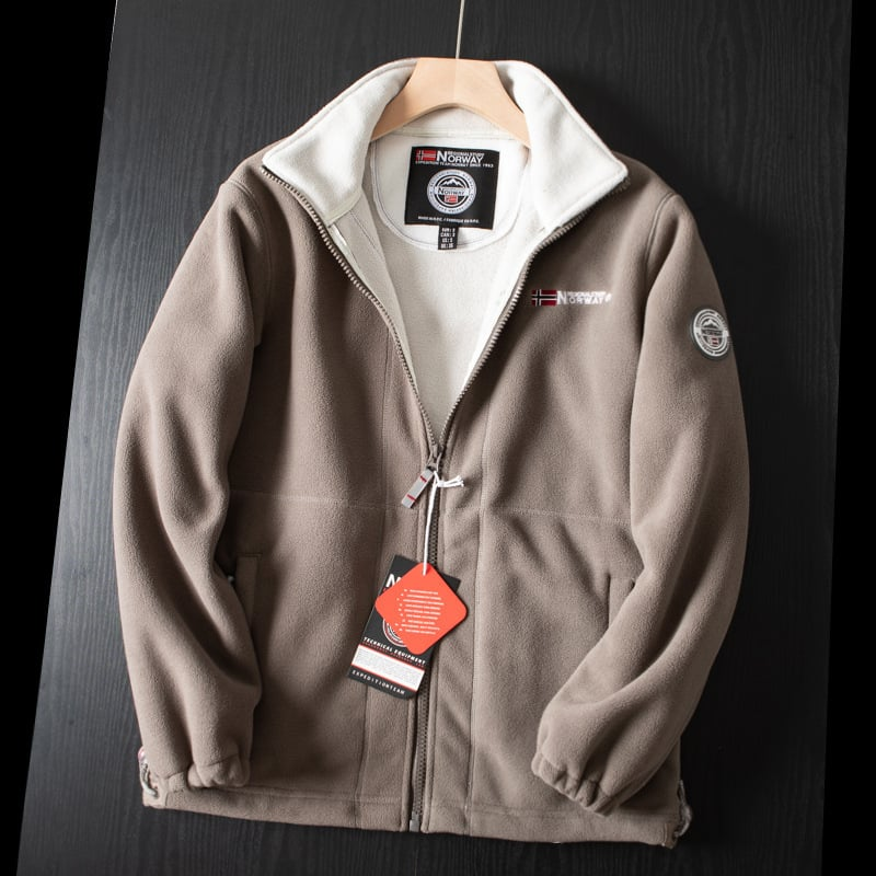Benjamin | Men's Fleece Jacket Full Zip High Collar