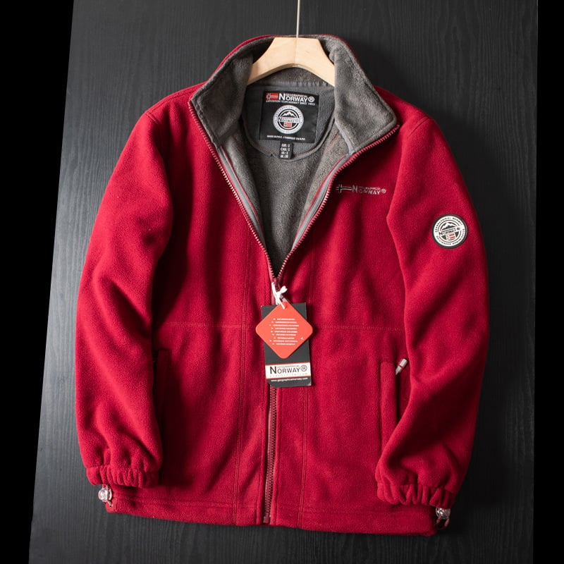 Benjamin | Men's Fleece Jacket Full Zip High Collar