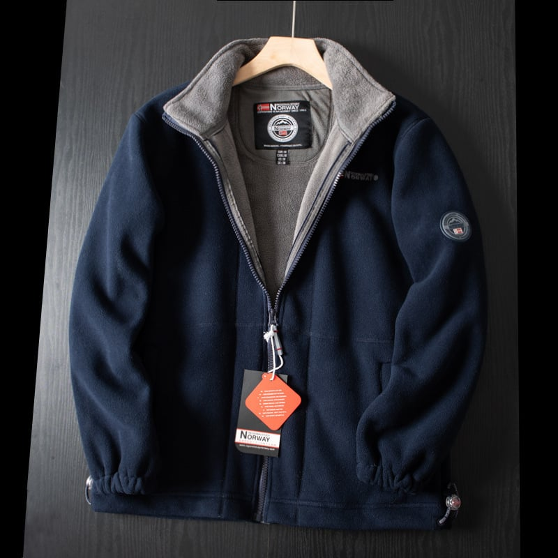 Benjamin | Men's Fleece Jacket Full Zip High Collar