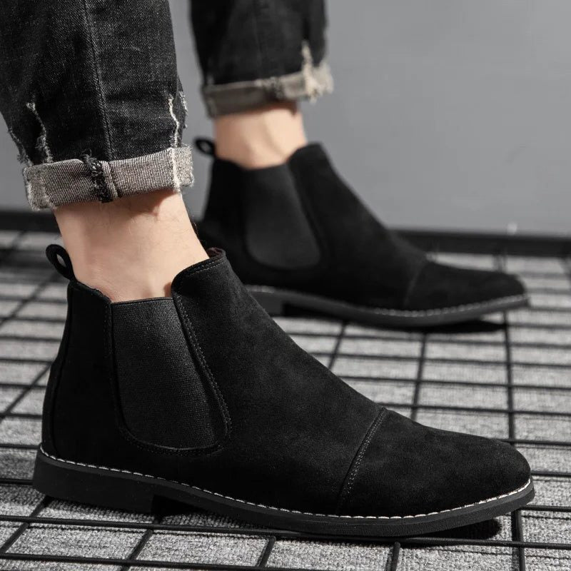 Miles | Men's Pointed Toe Chelsea Boots