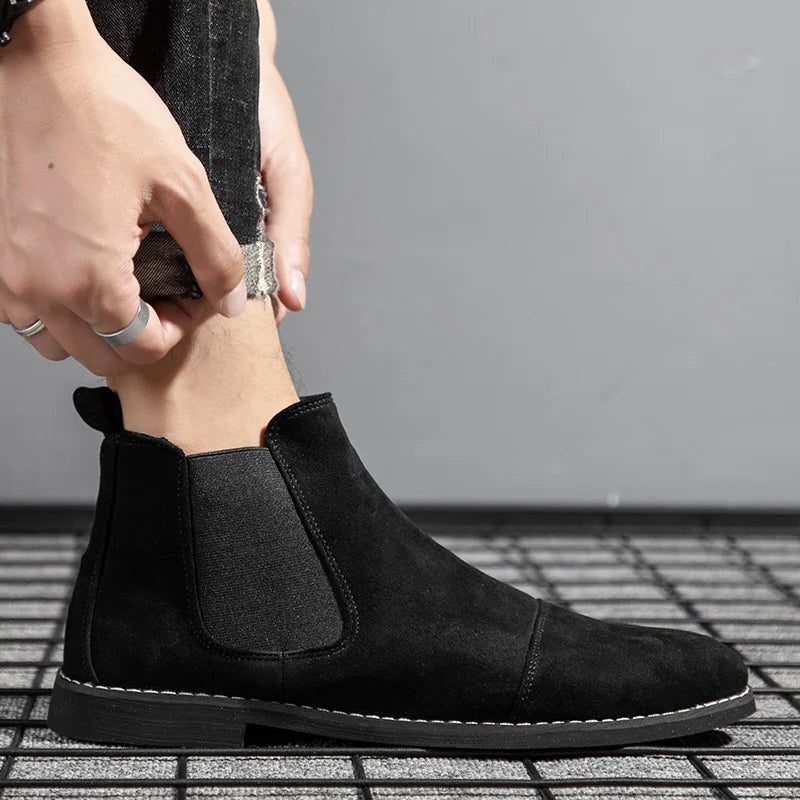Miles | Men's Pointed Toe Chelsea Boots