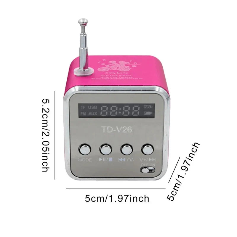 Mini Bluetooth Speaker | Aluminum Shell & FM Radio