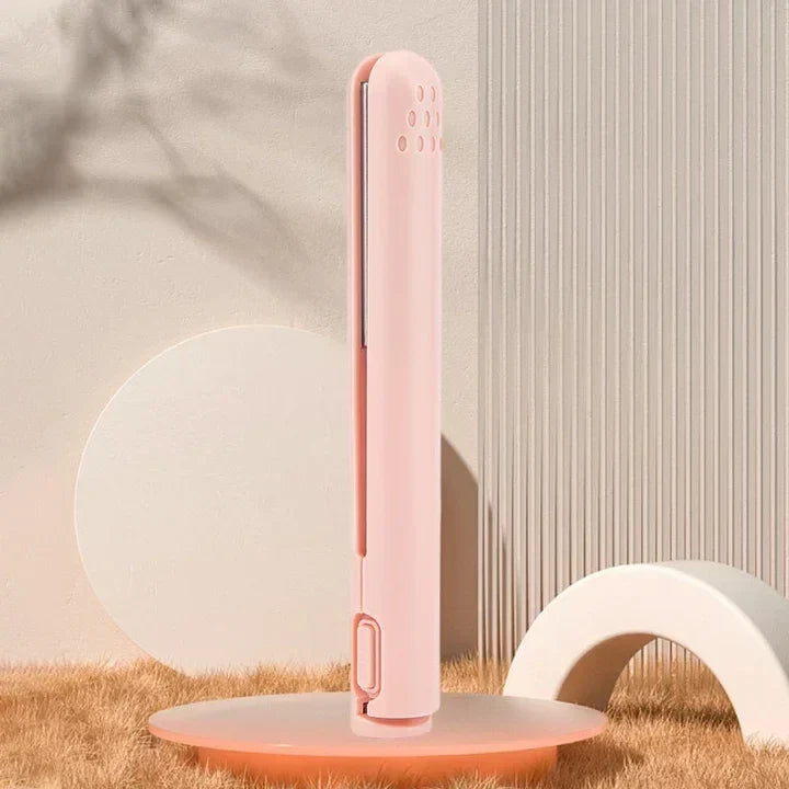 Mini Hair Styler | Ceramic-Coated Plates & USB Rechargeable | 18 cm
