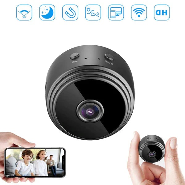 Mini Security Camera Wireless WIFI with Motion Detection and Night Vision