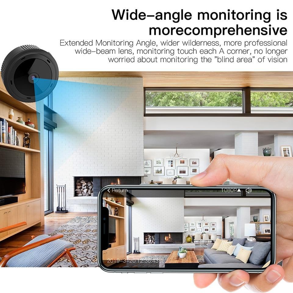 Mini Security Camera Wireless WIFI with Motion Detection and Night Vision