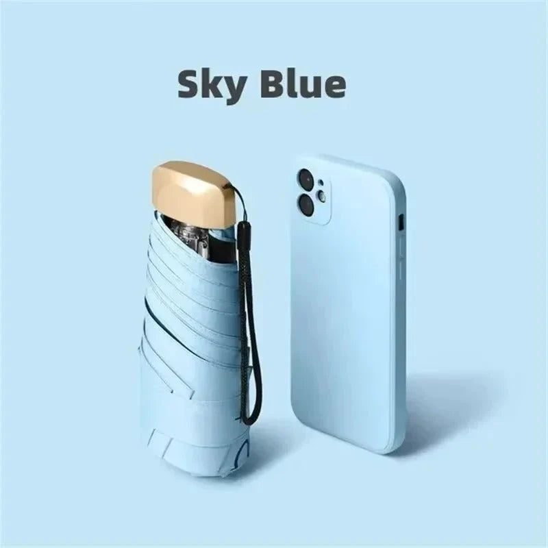 Mini Umbrella | Foldable UV-Blocking & Wind-Resistant | 19 cm Folded