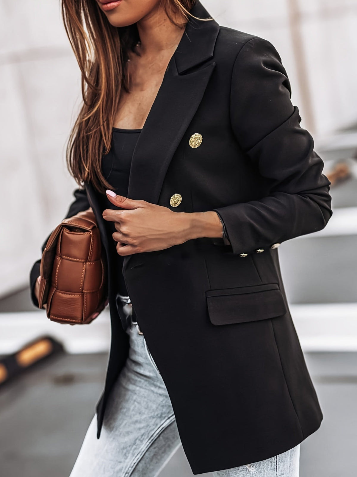 Colette | Women's Double Breasted Blazer Long Sleeve