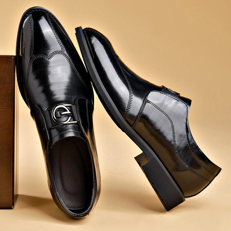Monk Strap Pointed Toe Loafers for Men