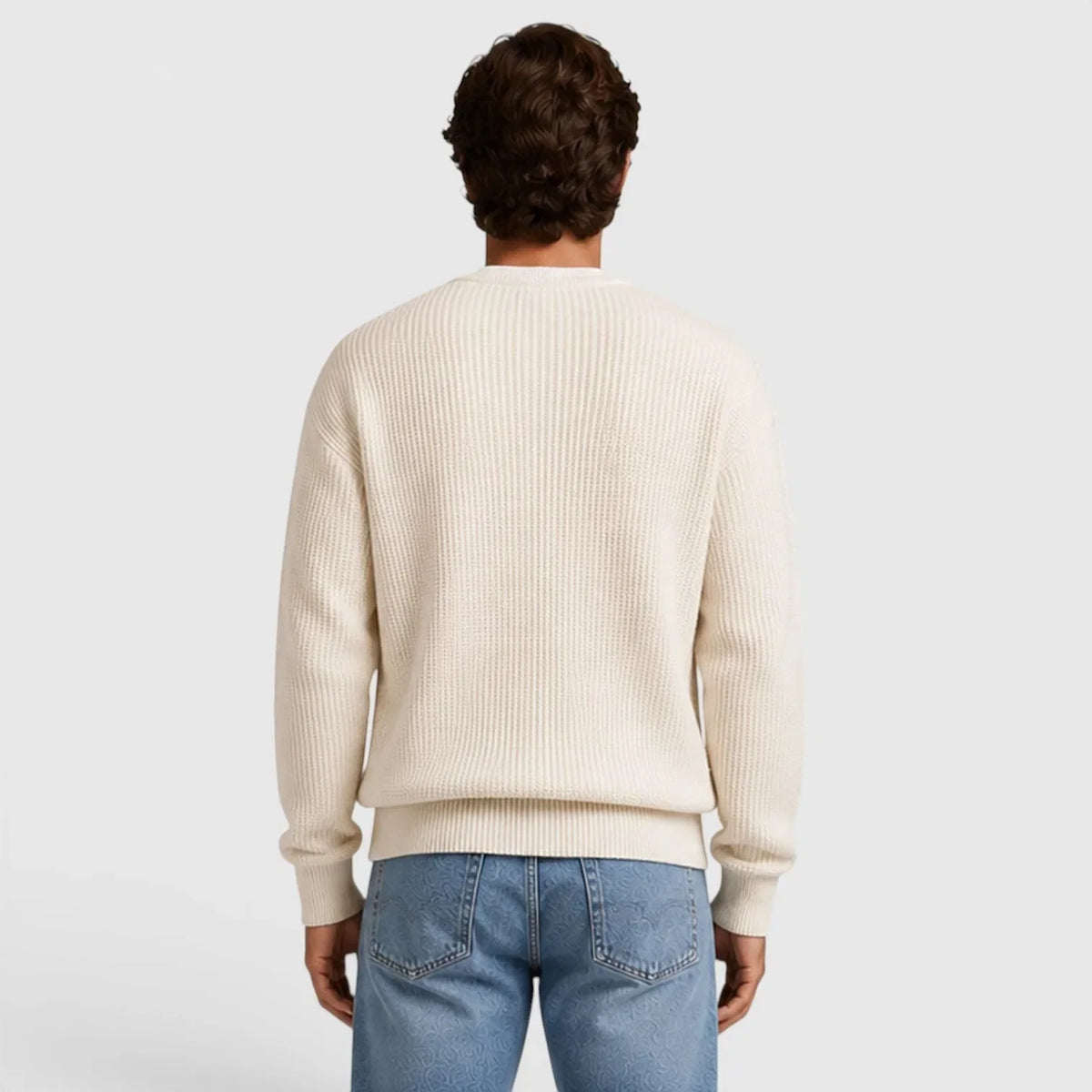 Men's Zip-Front Cardigan | Textured Knit Long Sleeve