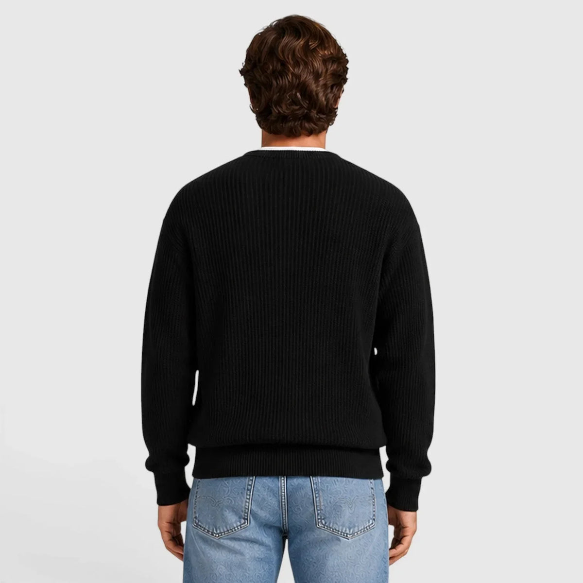 Men's Zip-Front Cardigan | Textured Knit Long Sleeve