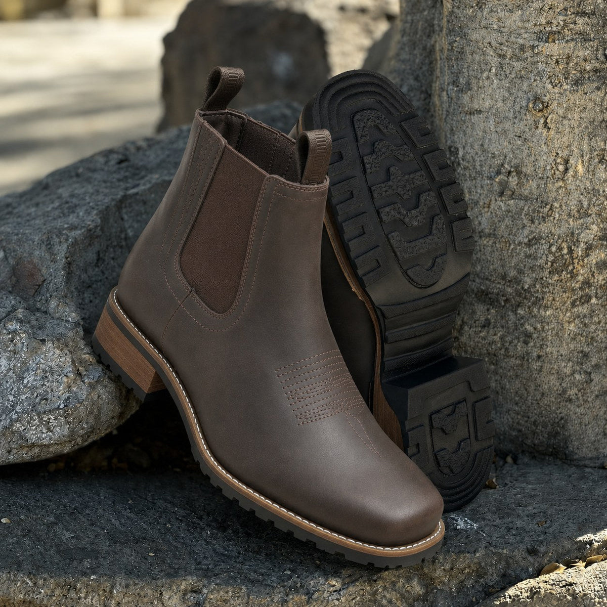 Men's Chelsea Ankle Boots | Pull Tab Design
