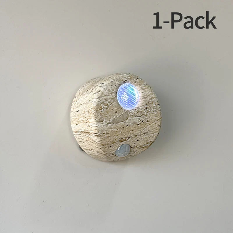 Motion Sensor Night Light | Wood Finish & Energy-Efficient LED